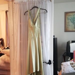 Green cocktail Cache dress